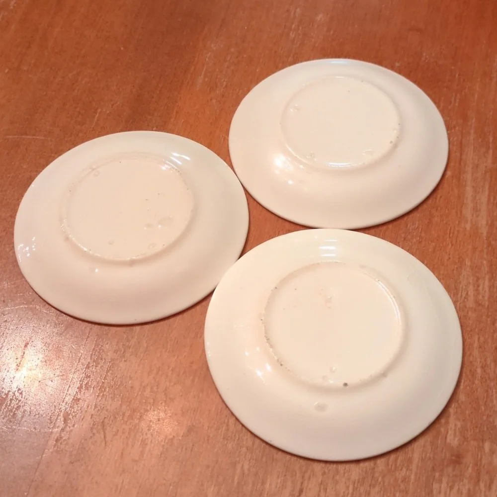 Vintage Gold-Rimmed Butter Pats, Set of 4 - Picture 7 of 7